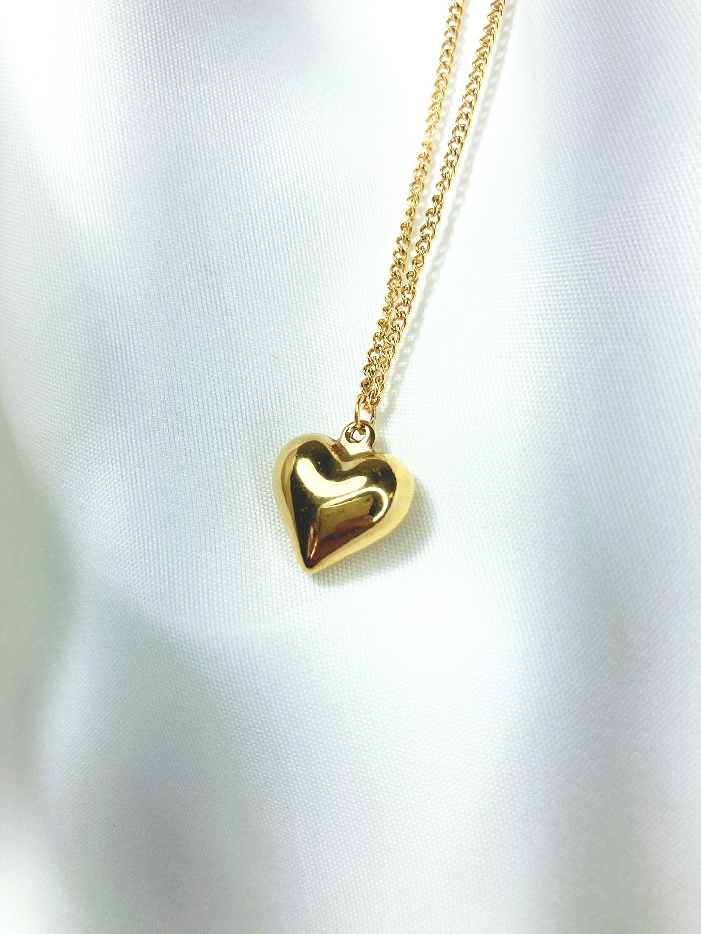 Colar coração grosso